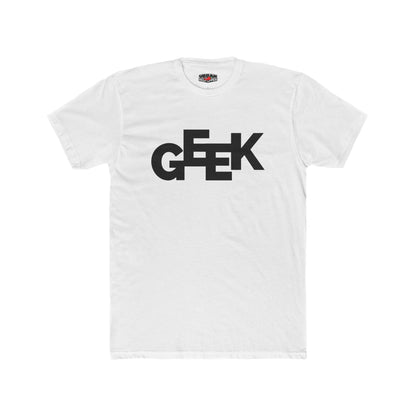 “Geek” Interlock Tee — Bold Style for Sharp Thinkers