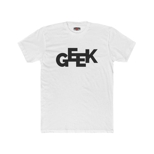 “Geek” Interlock Tee — Bold Style for Sharp Thinkers