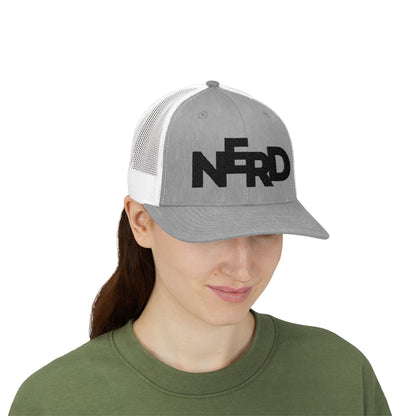 Trucker Cap - Retro 'NERD' Embroidered Snapback