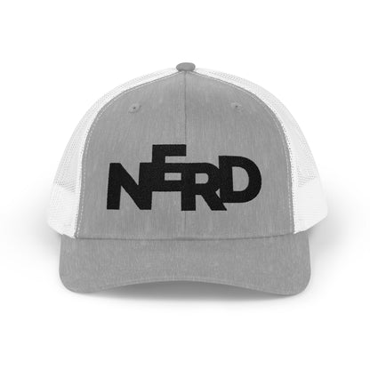 Trucker Cap - Retro 'NERD' Embroidered Snapback