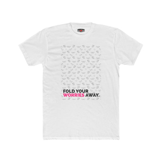 Origami Dove Tee — "Fold Your Worries Away" Graphic T‑Shirt