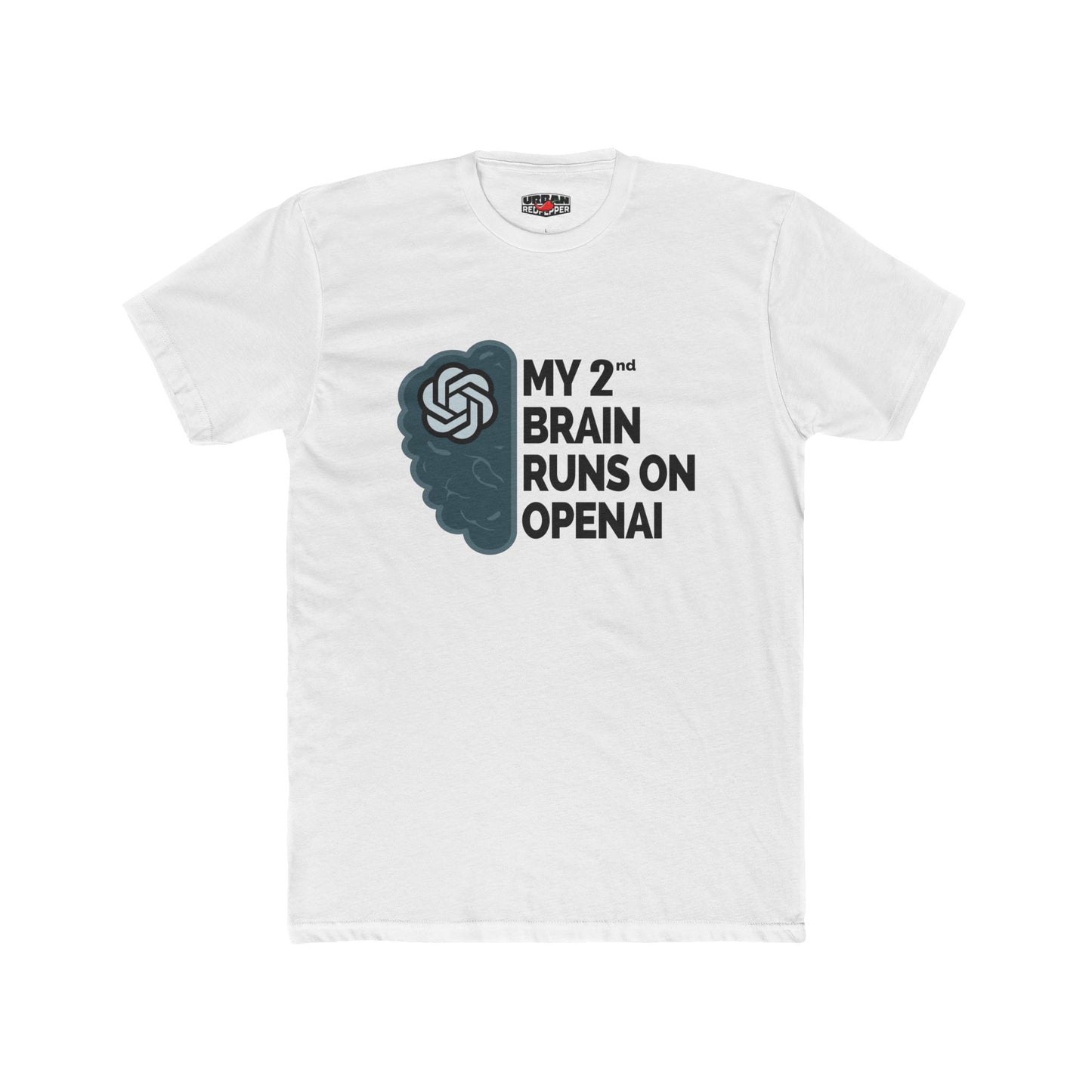 My 2nd Brain Runs on OpenAI T‑Shirt — AI Enthusiast Tee