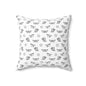 Paper Airplane Pattern Decorative Pillow — Kids’ Whimsical Nursery Accent