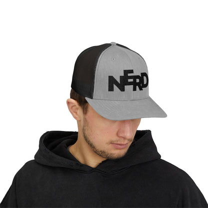 Trucker Cap - Retro 'NERD' Embroidered Snapback