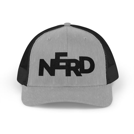 Trucker Cap - Retro 'NERD' Embroidered Snapback