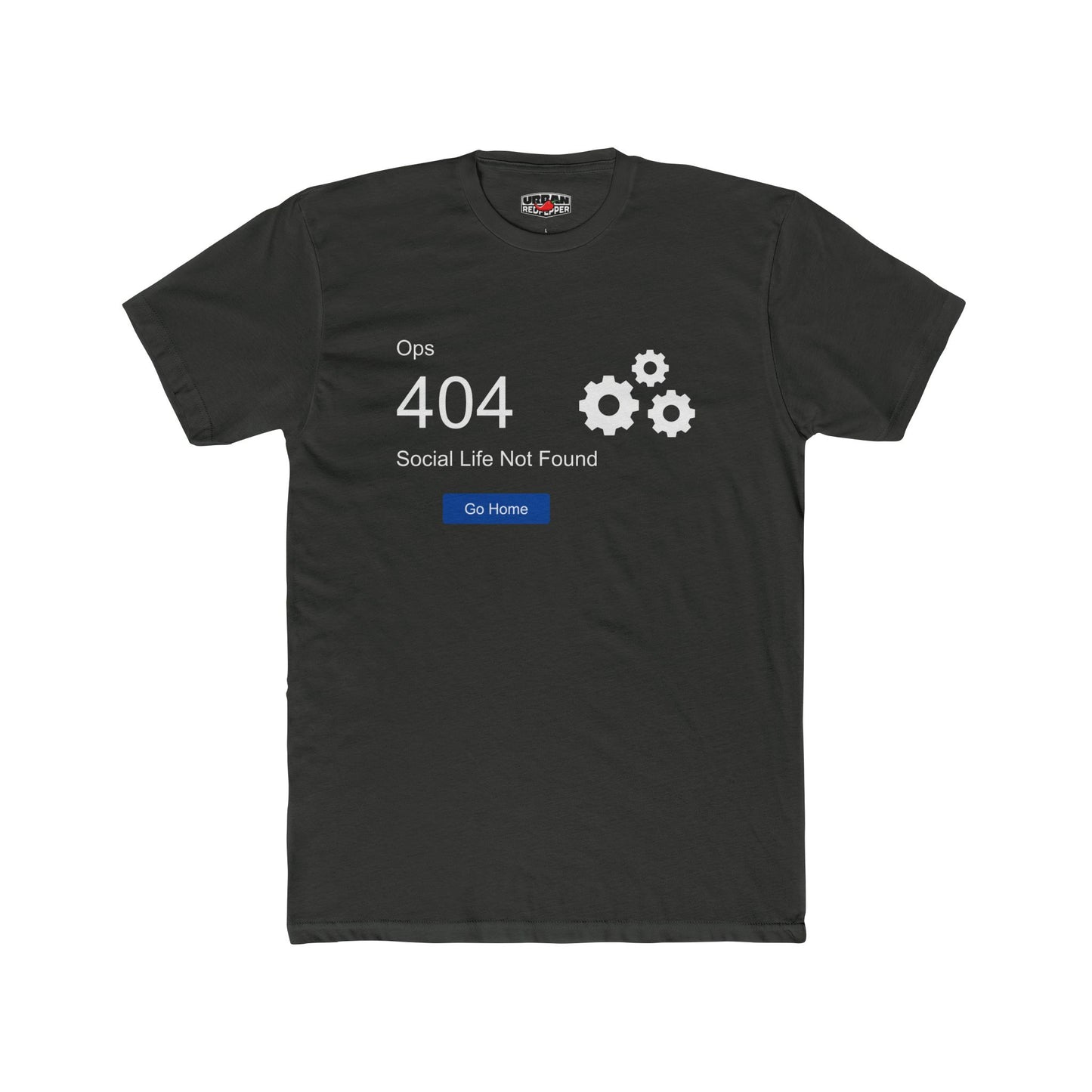 404 Social Life Not Found T-Shirt – Funny Geek Tech Tee