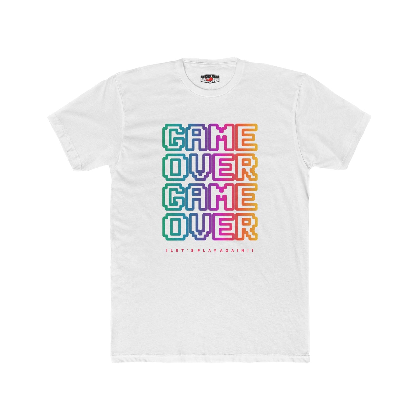 Game Over Retro Pixel Tee — Colorful Gamer Graphic T-Shirt