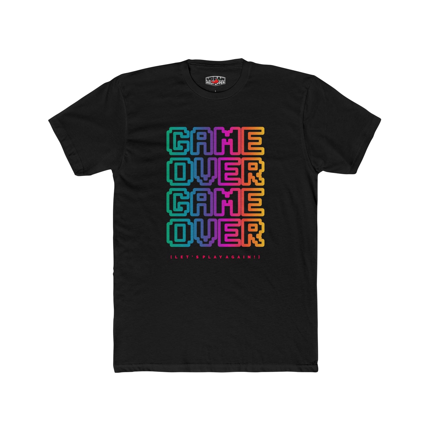 Game Over Retro Arcade Tee — Colorful Pixel Gaming Graphic T-Shirt