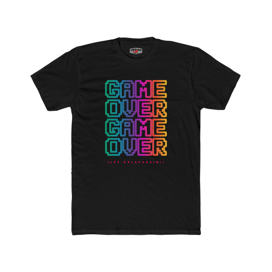 Game Over Retro Arcade Tee — Colorful Pixel Gaming Graphic T-Shirt