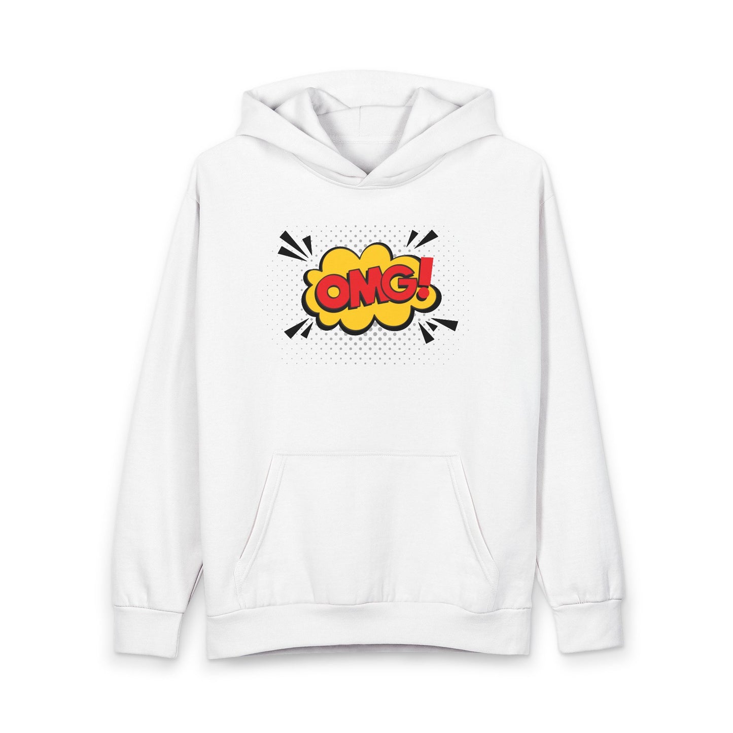 OMG! Pop Art Hoodie - Retro Comic Graphic Pullover
